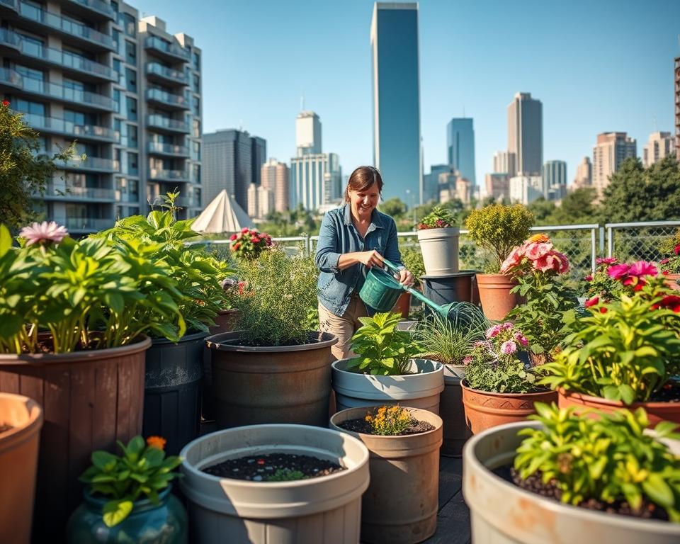 DIY Self-Watering Containers for Busy Urban Gardeners