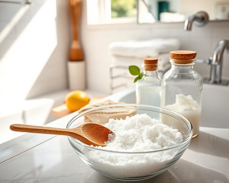 Homemade Baking Soda Scrub for Tough Bathroom Stains