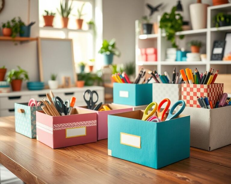 How to Turn Cardboard Boxes into Stylish Storage Bins